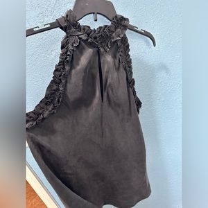 Banana Republic Black ruffles blouse